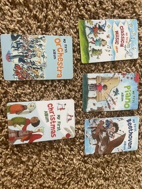 Yoto 5 cards- Music Album Cards - Educational Set